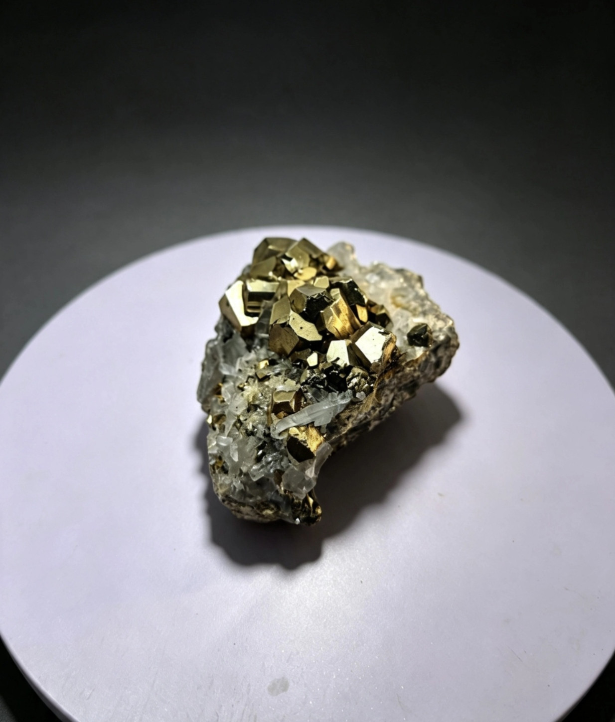 Pyrite crystal