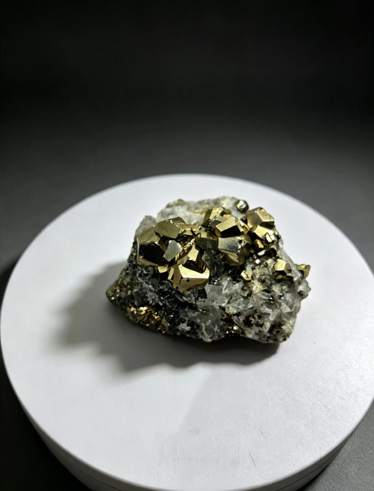 Pyrite crystal