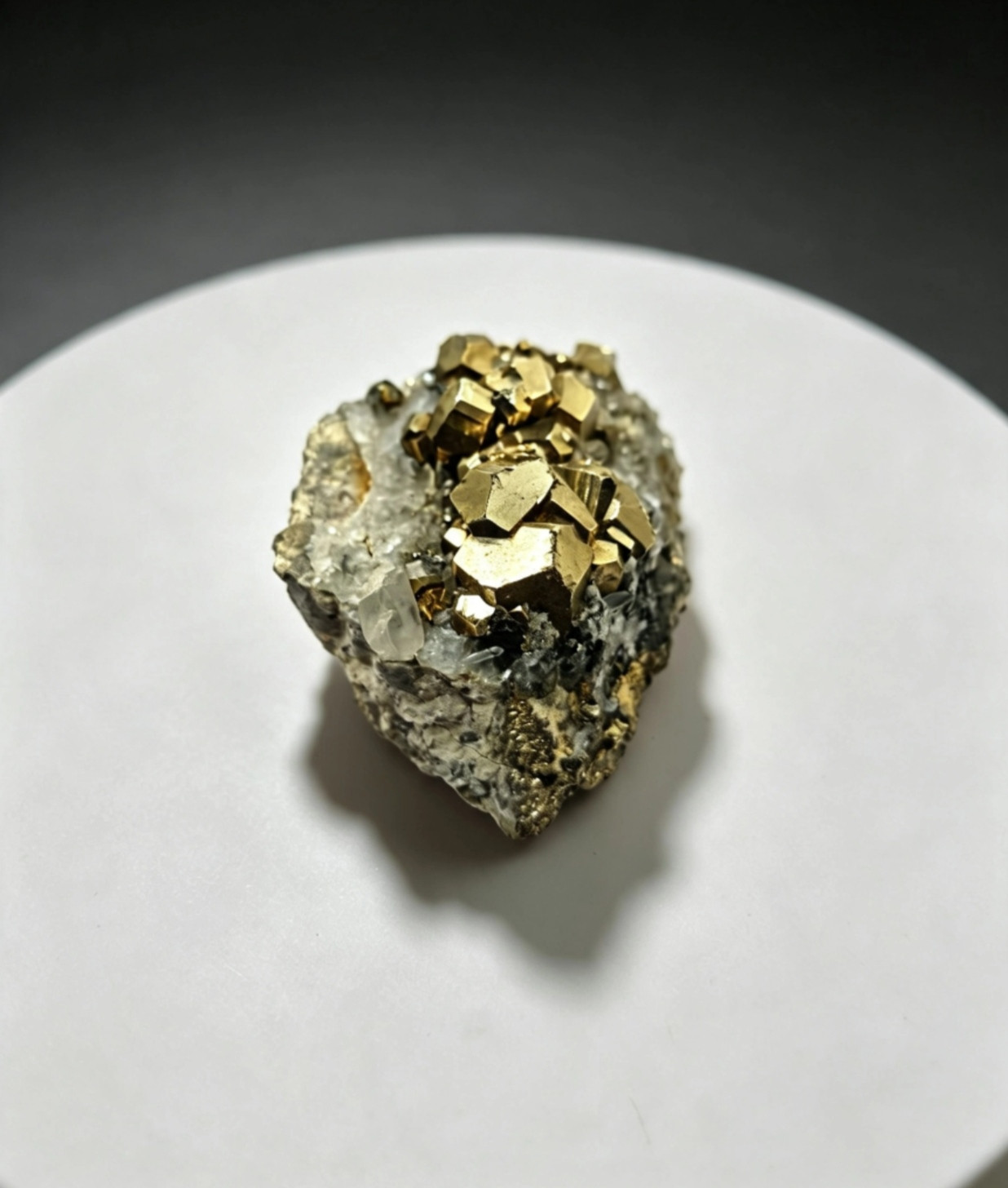 Pyrite crystal